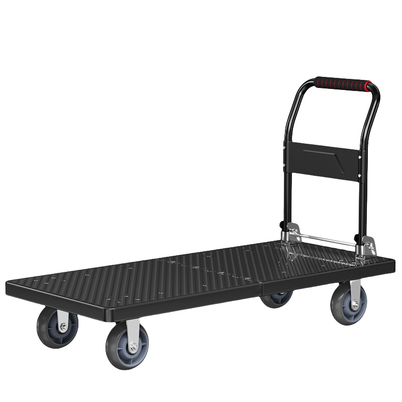 Hot Sale Warehouse Foldable Cart Platform Folding Heavy Duty Transportation Durable Trolley