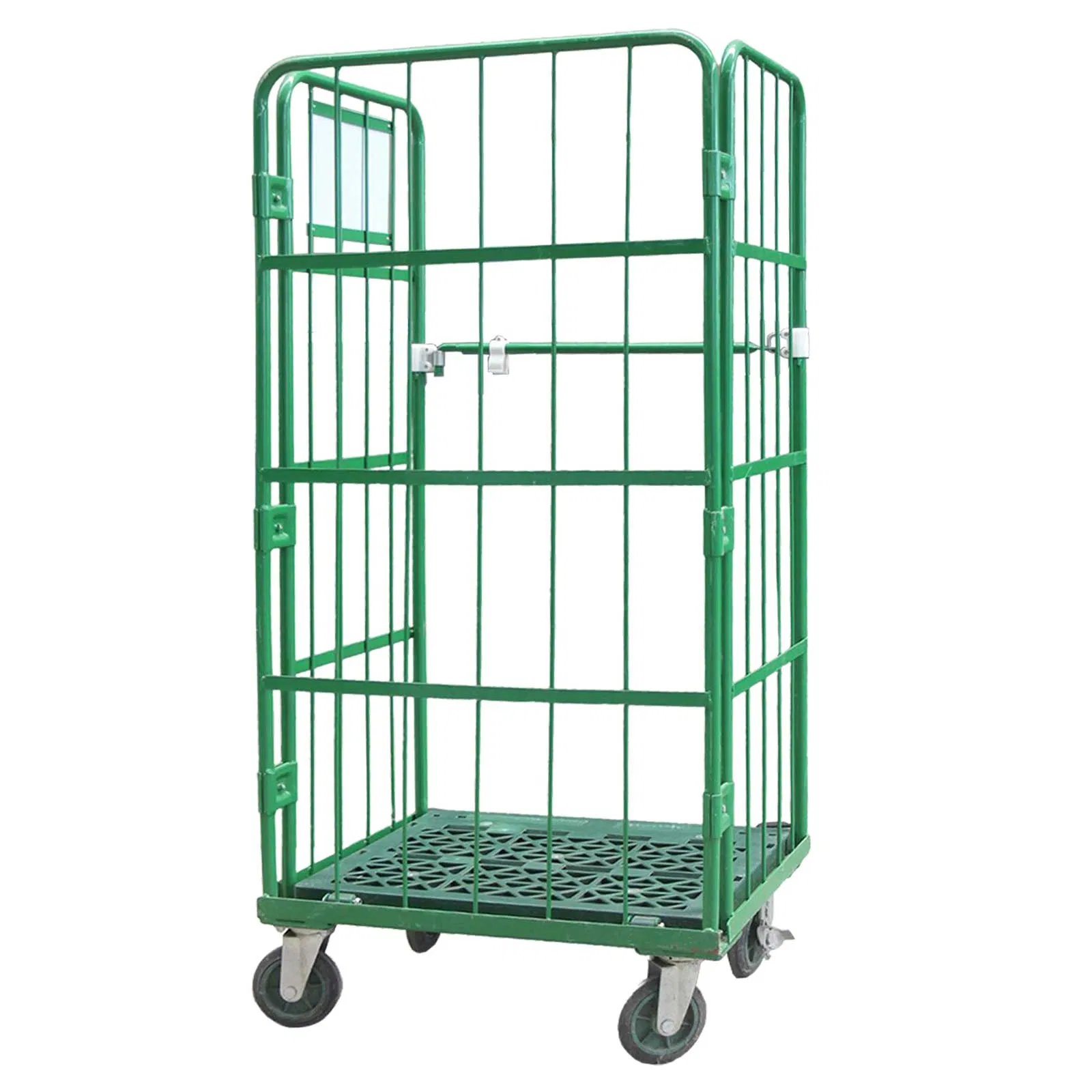 Warehouse Roll Cage Trolley with Open Front