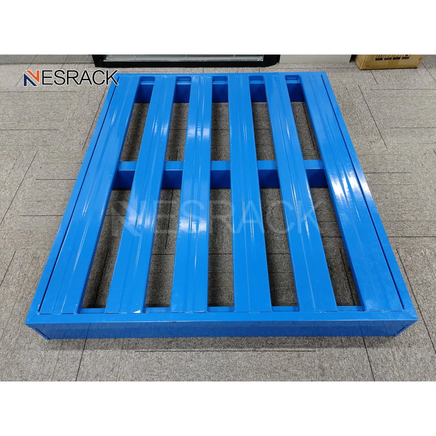 High Quality Q235B Euro Metal Pallet Heavy Duty Warehouse Forklift Pallet and Heavy Duty Stackable Iron Steel Pallets for Sale