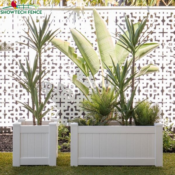 Eco Friendly PVC Vinyl Planter Box with Trill