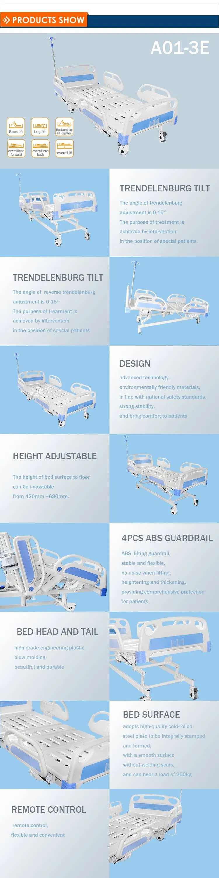 Detailed Hospital Bed View