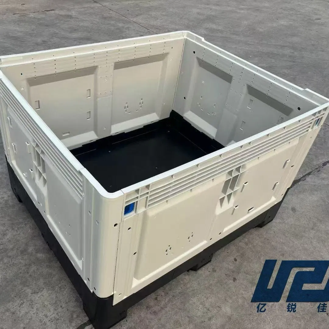 Industrial - Grade Foldable Plastic Turnover Box for Warehouse Logistics Operations
