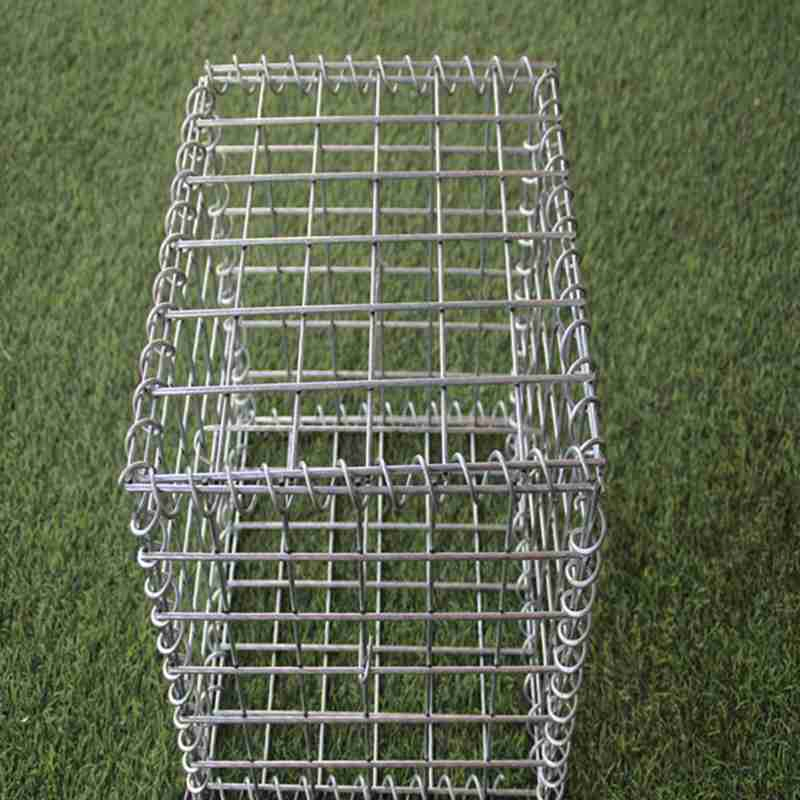 China Supplier 80*100mm Stone Cage Retaining Wall Gabion Box Wire Mesh /River Bank Malla Soldada Gabione Galvanized Welded Gabion Box