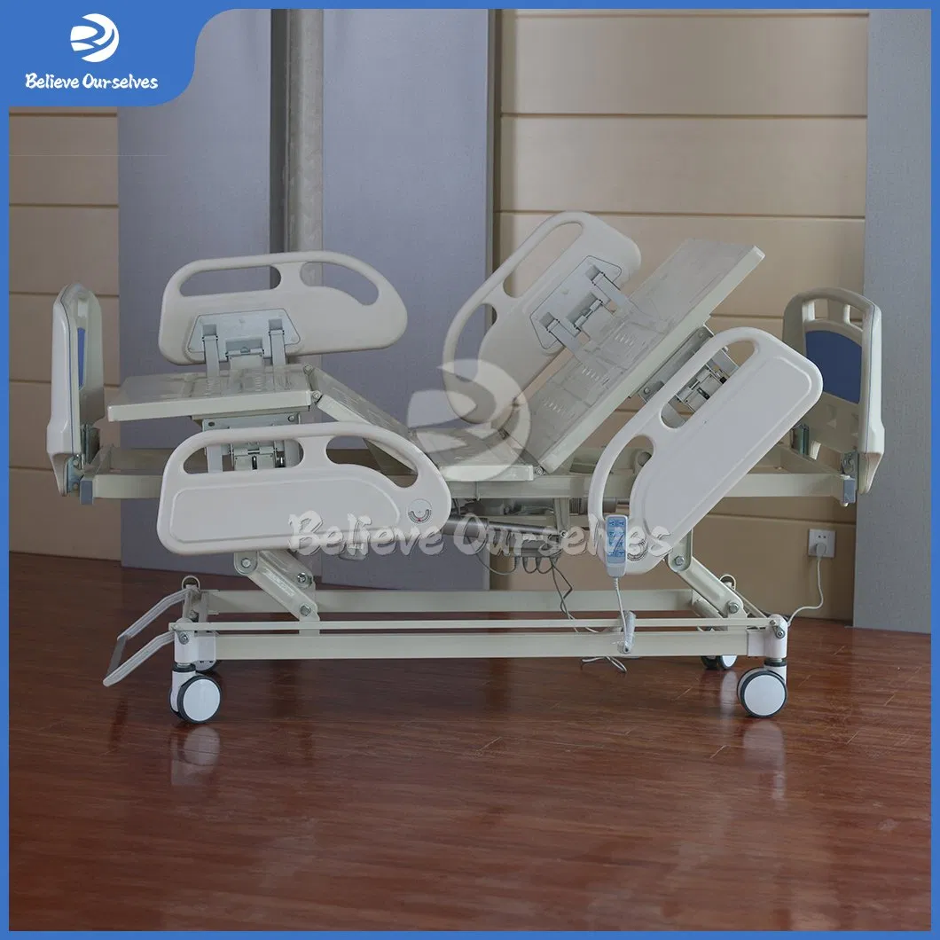 Hospital Bed Hr-D09 Leg Lift Function Medical Electric Camas De Hospital
