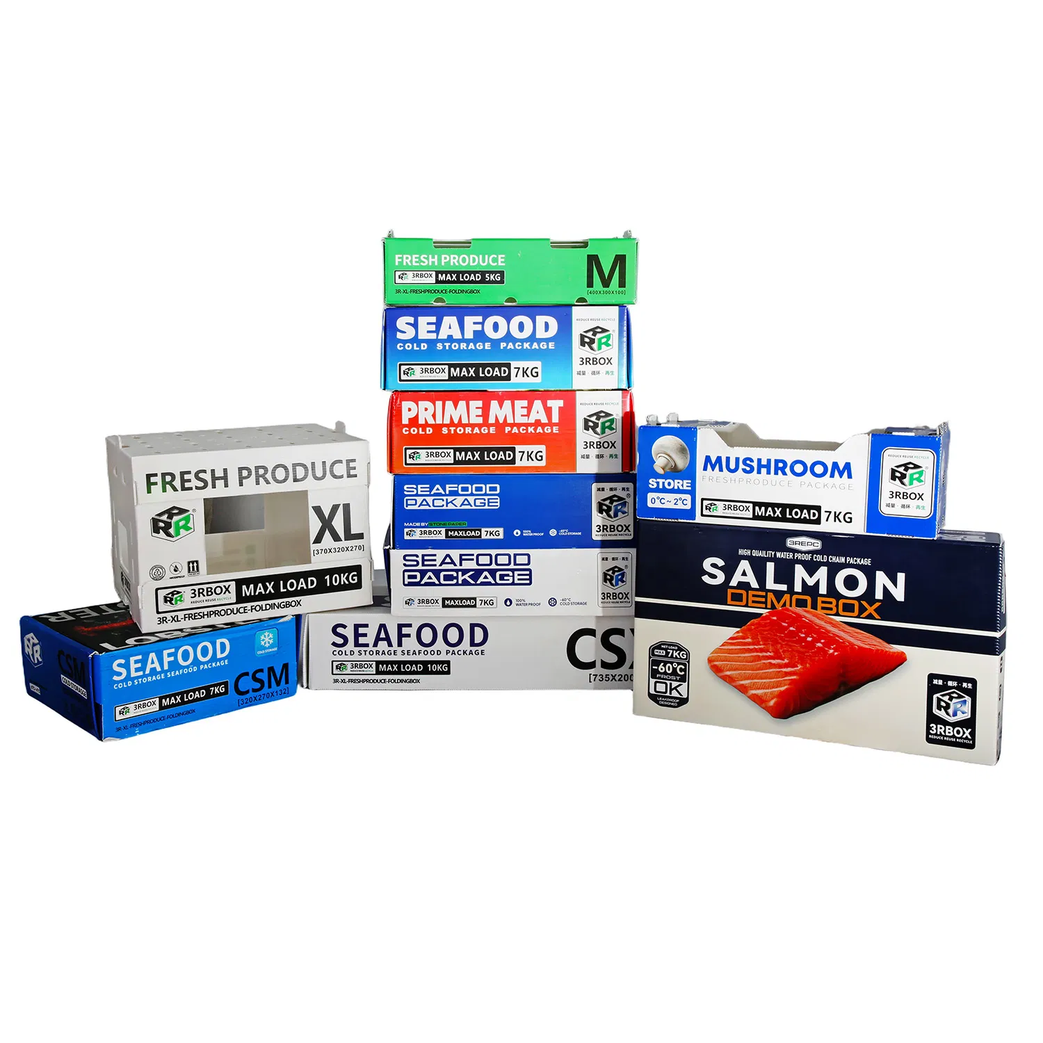 Customized Ventilate Eco-Friendly Top and Bottom Corrugated Fruit Cherry Berry Prune Corrugated Box