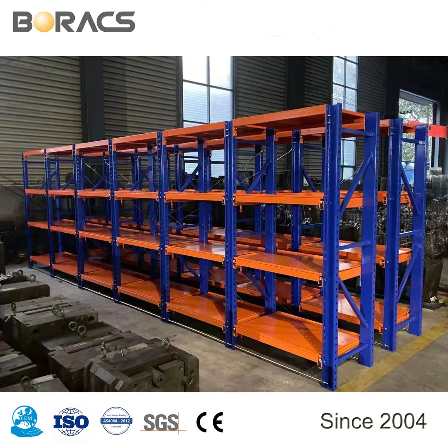 Prompt Response Longspan Shelving Racking System Warehouse Iron Customize