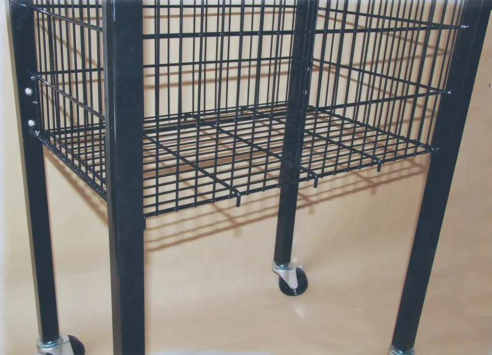 Toy Clothing Mesh Basket Roll Cage Trolley