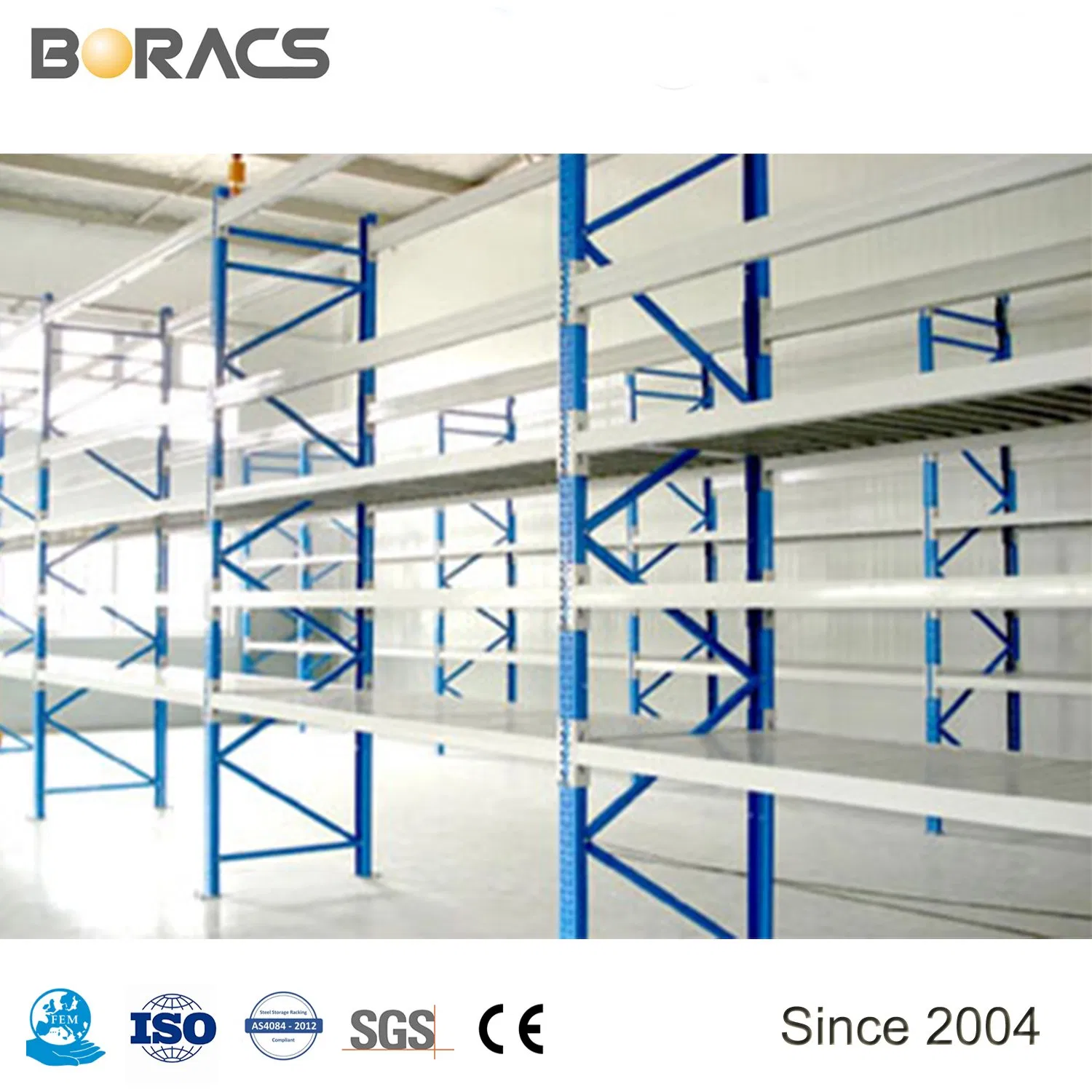 Prompt Response Longspan Shelving Racking System Warehouse Iron Customize