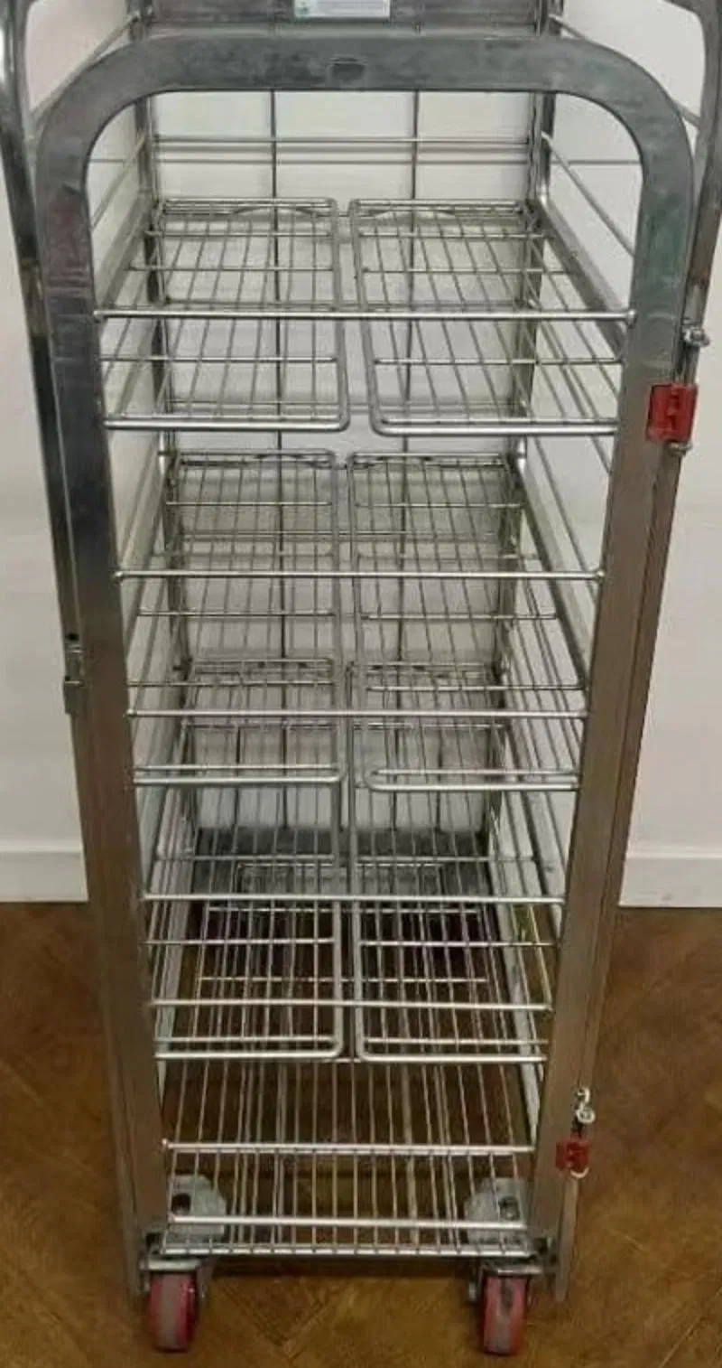 Versatile Foldable Metal Cage Trolley for Compact Living Spaces