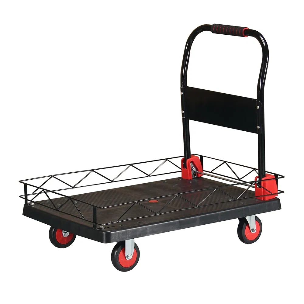 OEM Customized Load Capacity High-Performance Cage Type Platform Hand Trolley