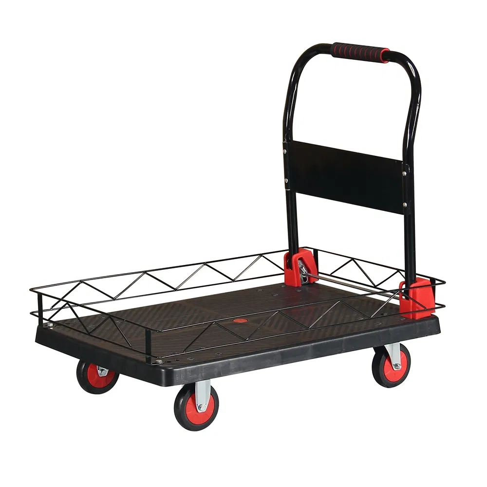 OEM Customized Load Capacity High-Performance Cage Type Platform Hand Trolley