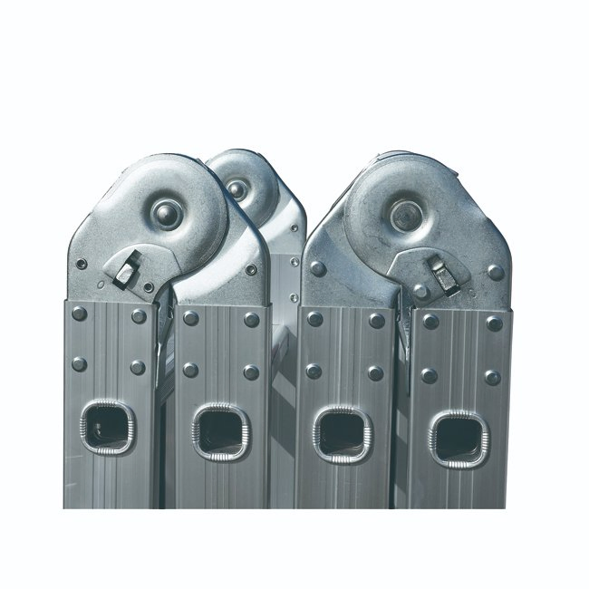 Robust, Mobile Multi-Purpose Ladder with Small Splay Foot Design