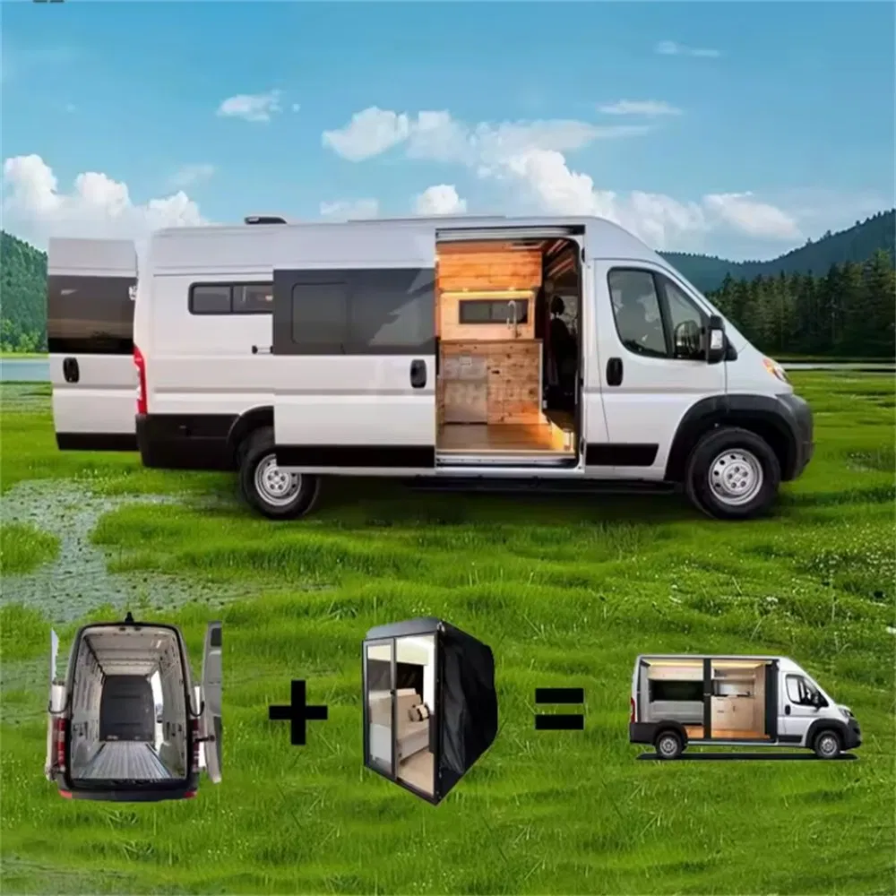 Camping-Focused Motorhome Equipped with Premium Outdoor Systems