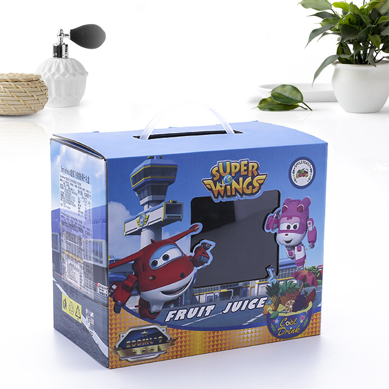 Colorful Cartoon Paper Packaging Box Brown Kraft Cardboard Paper Packing Box