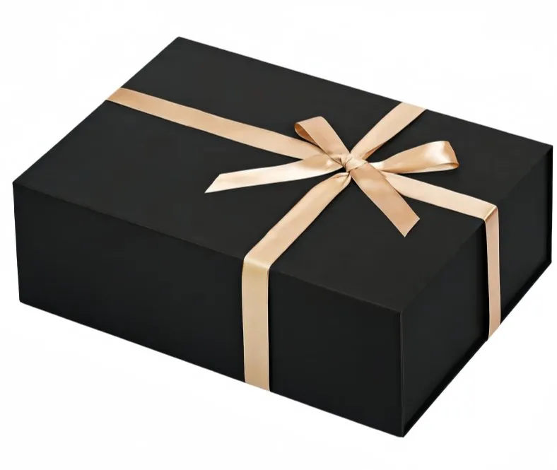 Luxury Custom Design Cardboard Paper Packing Magnetic Foldable Gift Box