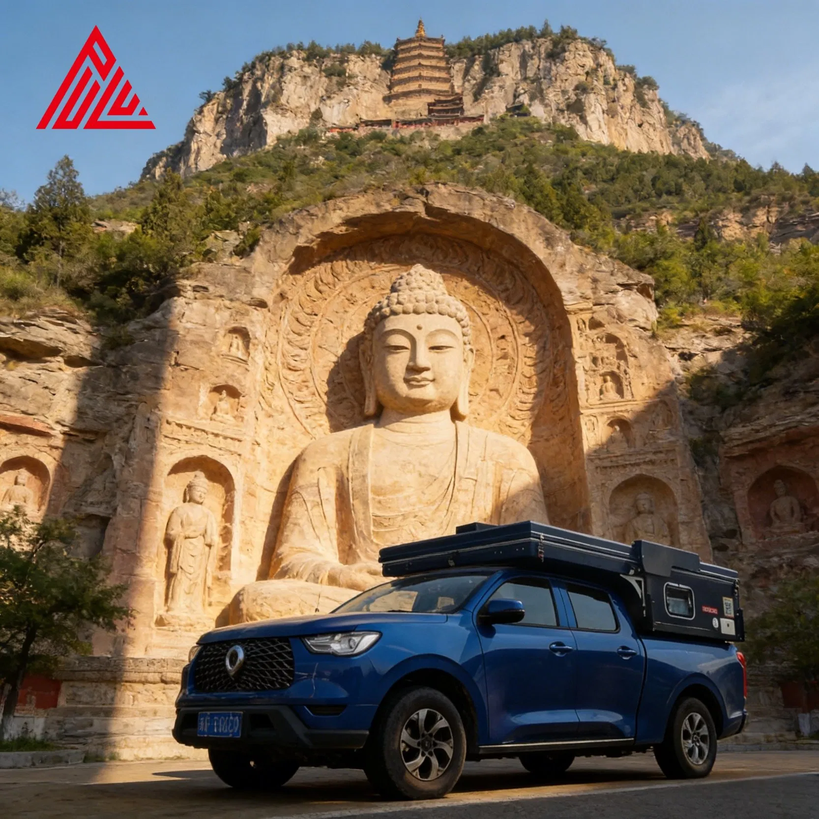 China Carbon Fiber Pickup Truck Camping Cabin Pickup Trailer Camping Pickup Truck