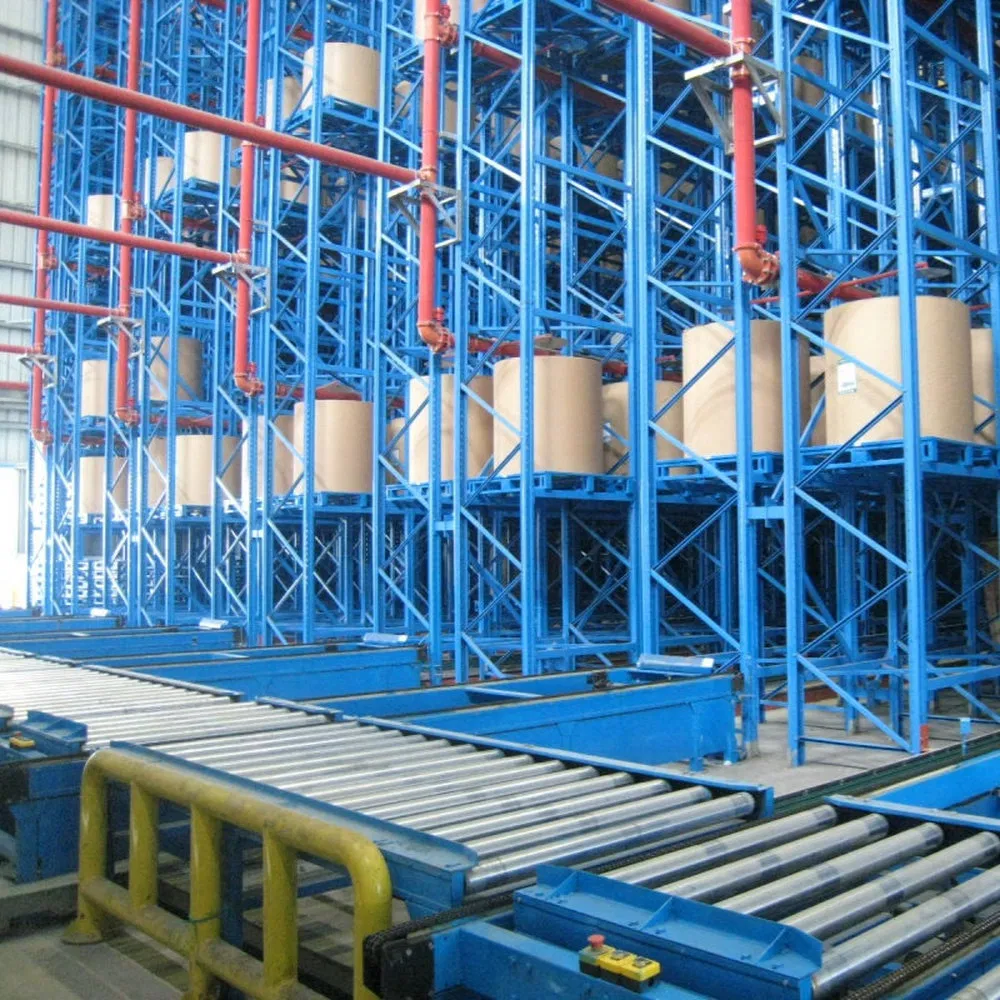 Heavy Duty Warehouse Storage Stacker Crane Automation Asrs System for Food and Beverage Warehouse