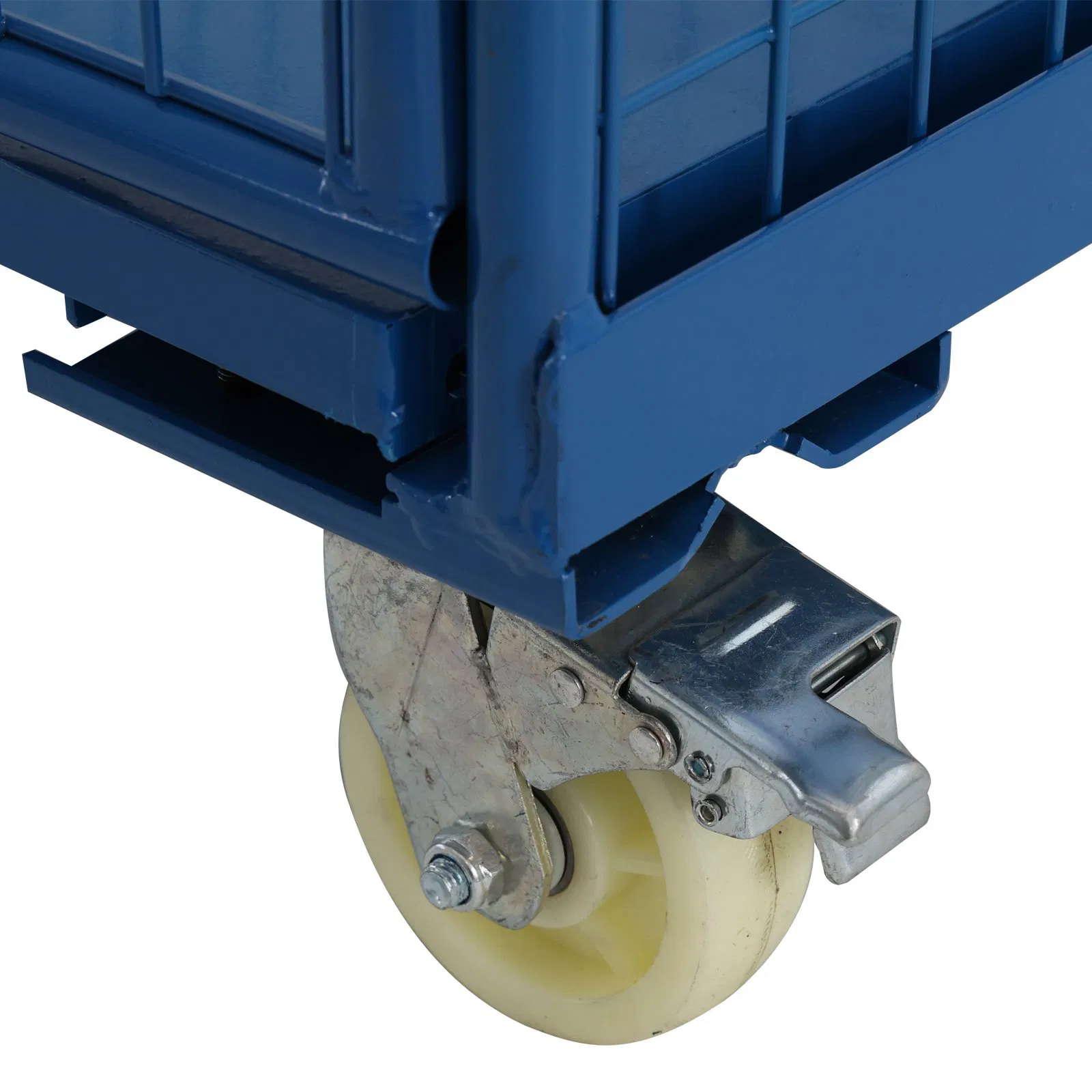 Heavy Duty Folding Roll Cage Trolley for Warehouse Logistics