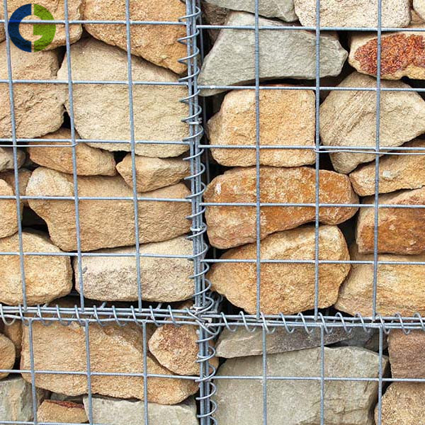Protection of Dikes Welded Gabion Wall Stone Cage Wire Mesh Welded Gabion Box