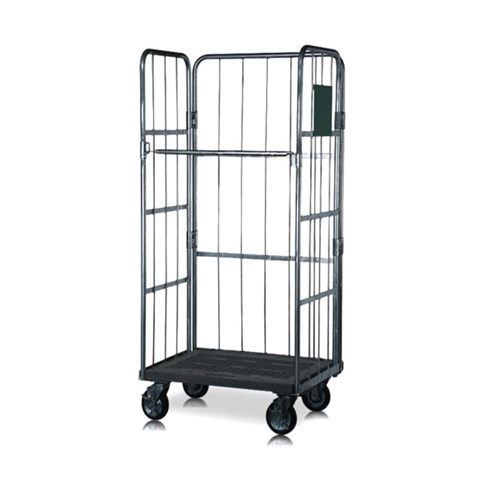 Wholesale Heavy Duty Wire Steel Roll Container Storage Cage Trolley