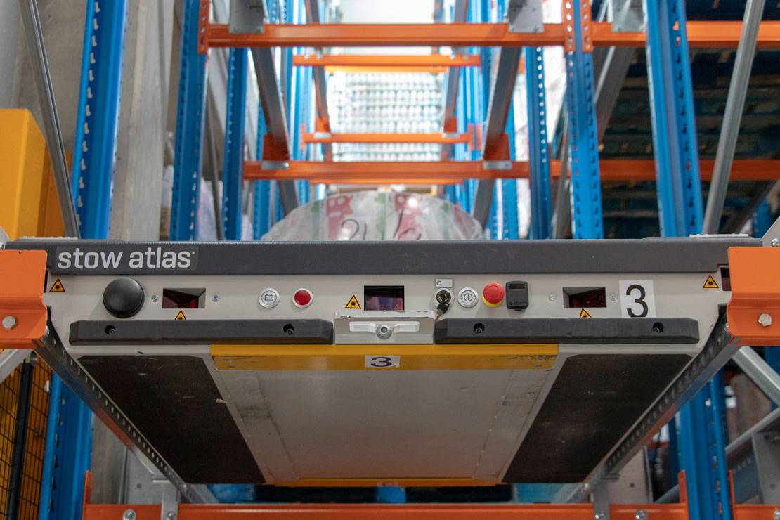 Warehouse Automation Solution Radio Shuttle Cart Asrs System for Pallet Storage
