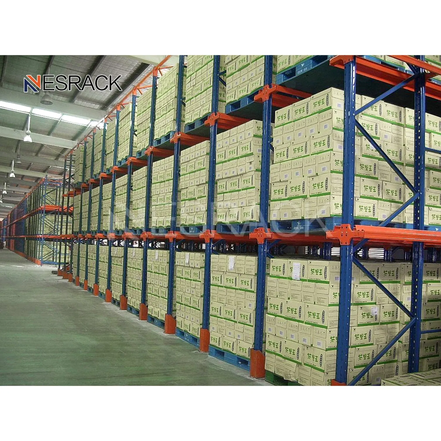 Nesrack Heavy Duty Automation Warehouse Asrs Racking System for Building Materials Warehouse Heavy Goods Placement