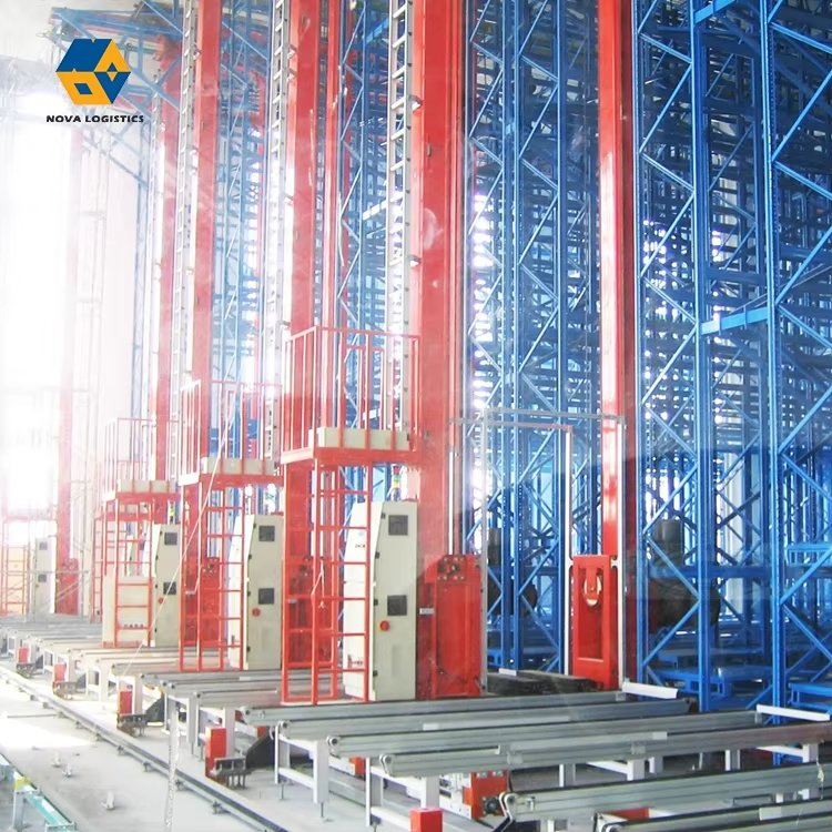 High Density Automated Storage Retrieval System Asrs Pallet Rack System