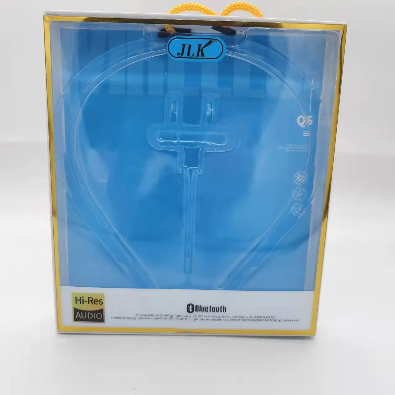 Customized up and Bottom Cover Earphone Packing Box with Plastic Trays and Clear Lids