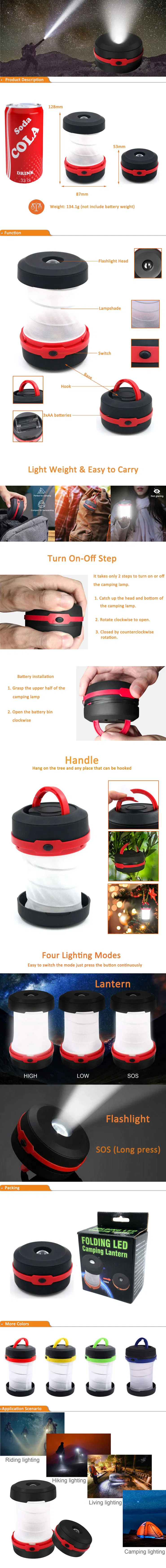 Camping Lamp Detailed view