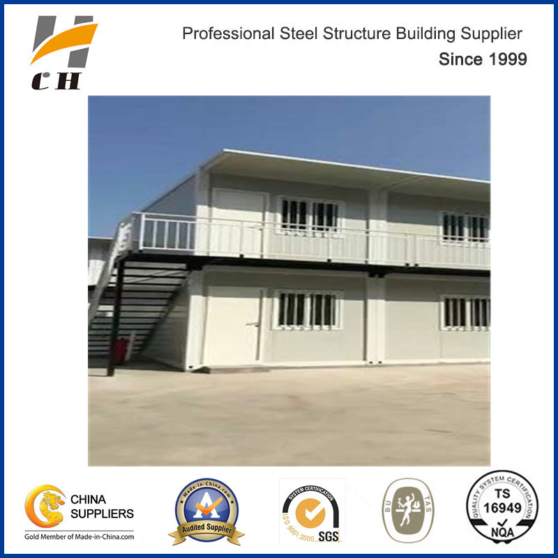 Factory Price Prefab/Prefabricated Light Weight Steel Structure Low Cost Worker Dormitory / Two Storey Office Container House Labor Camp for Africa