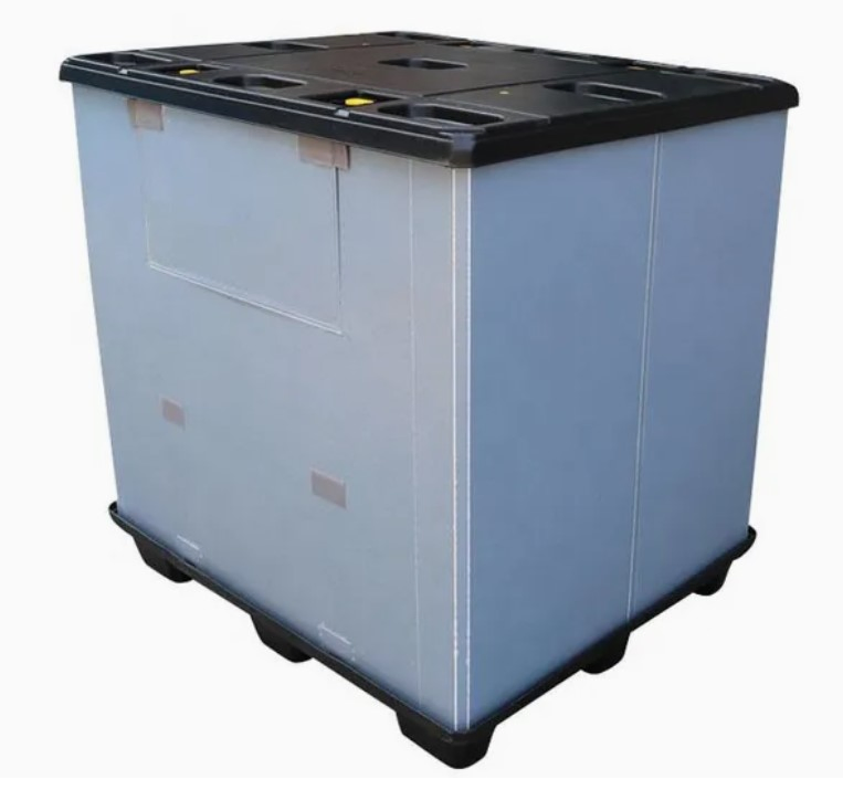 Stackable Reusable Recyclable Collapsible Foldable Plastic Sleeve Box Plastic Pallet Box