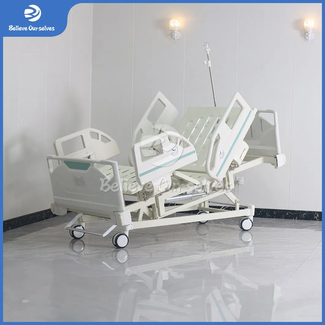 Huaren Medical Equipment Manufacturing Hospital Bed Hr-D08 Three Function Electric Medical Bed