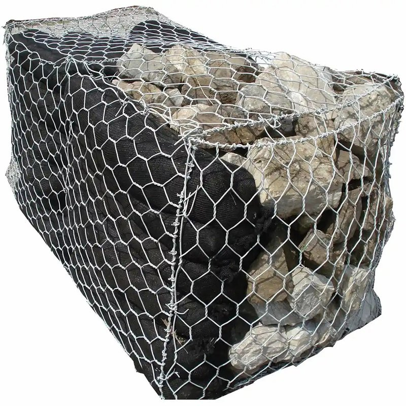 Three Twist Steel Wire Stone Cage Box Gabion Box for River Construction Project