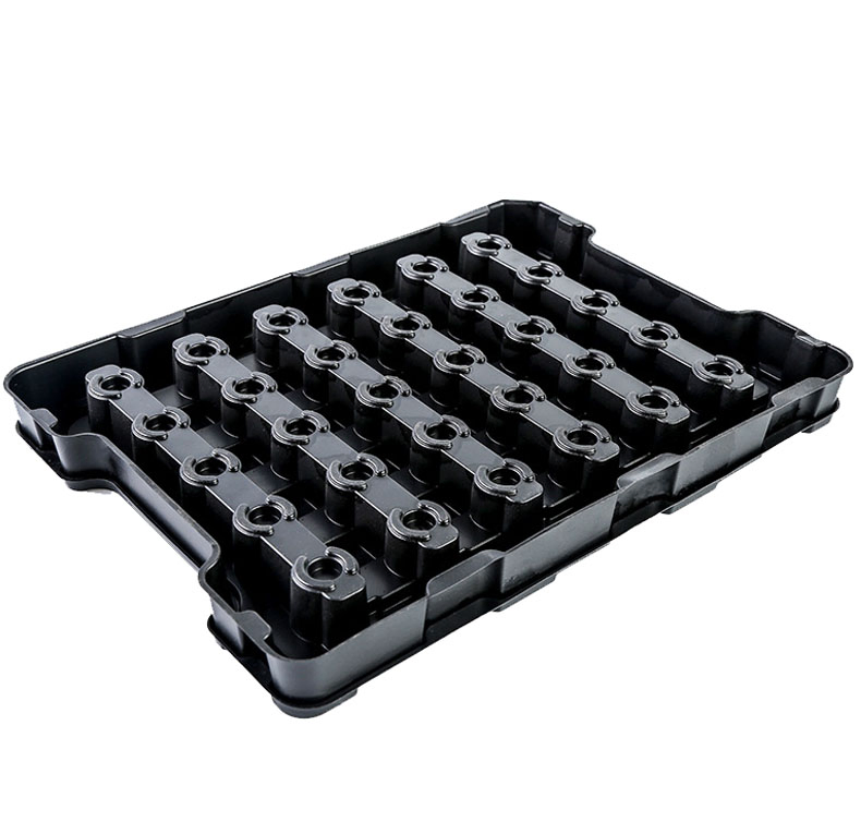 Anti-Static Mobile Phone Packaging Blister Tray Electronics Hardware Turnover Blister Over Tray Box