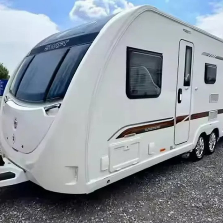 New Recreational Vehicle Caravan for Outdoor Camping