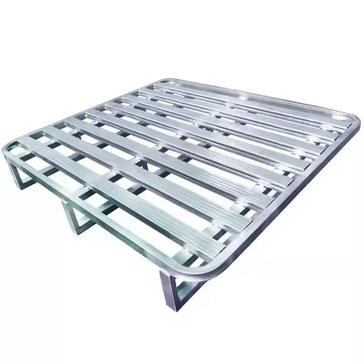 Warehouse Metal Pallet Racks Steel Storage Shelf Cast Iron Module Pallets 700X520X10 Custom Size Steel Pallet Racking