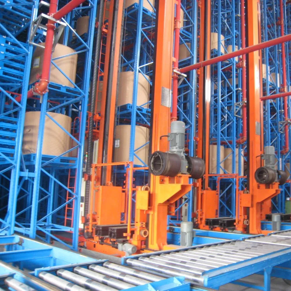 Heavy Duty Warehouse Storage Stacker Crane Automation Asrs System for Food and Beverage Warehouse