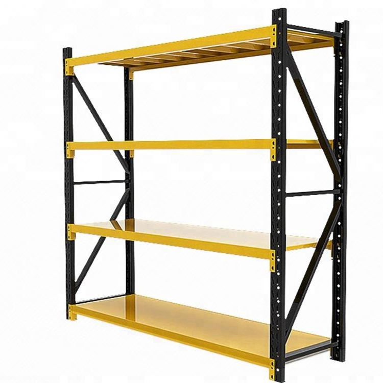 Customized Iron Metal Steel Storage Shelf Warehouse Industrial Boltless Shelving System Medium Duty Rack Standard Stacking Racks Warehouse Shelves