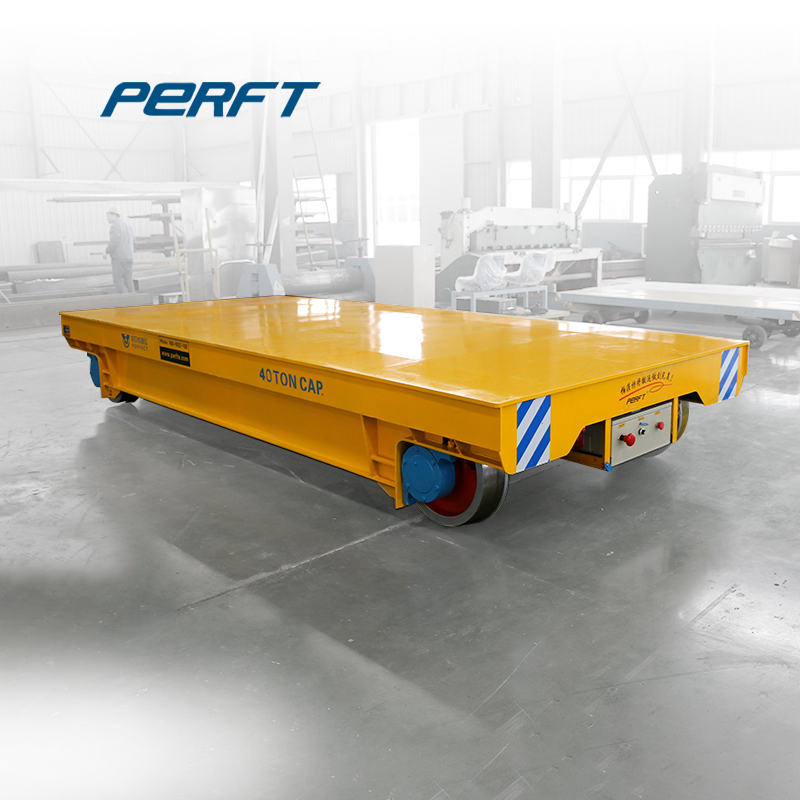 Cable Drum Powered Transfer Trolley with Platform Track Carrier Material Handling Equipment