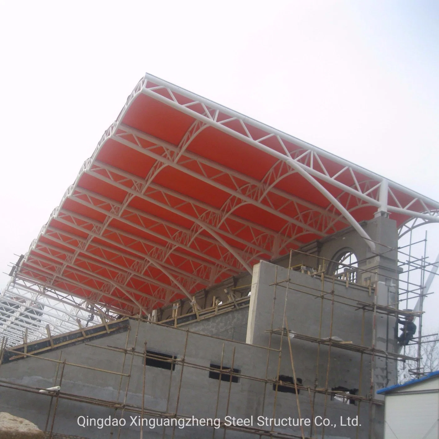 Prefabricated Steel Structure Sports Hall/Basketball Stadium with Steel Framework