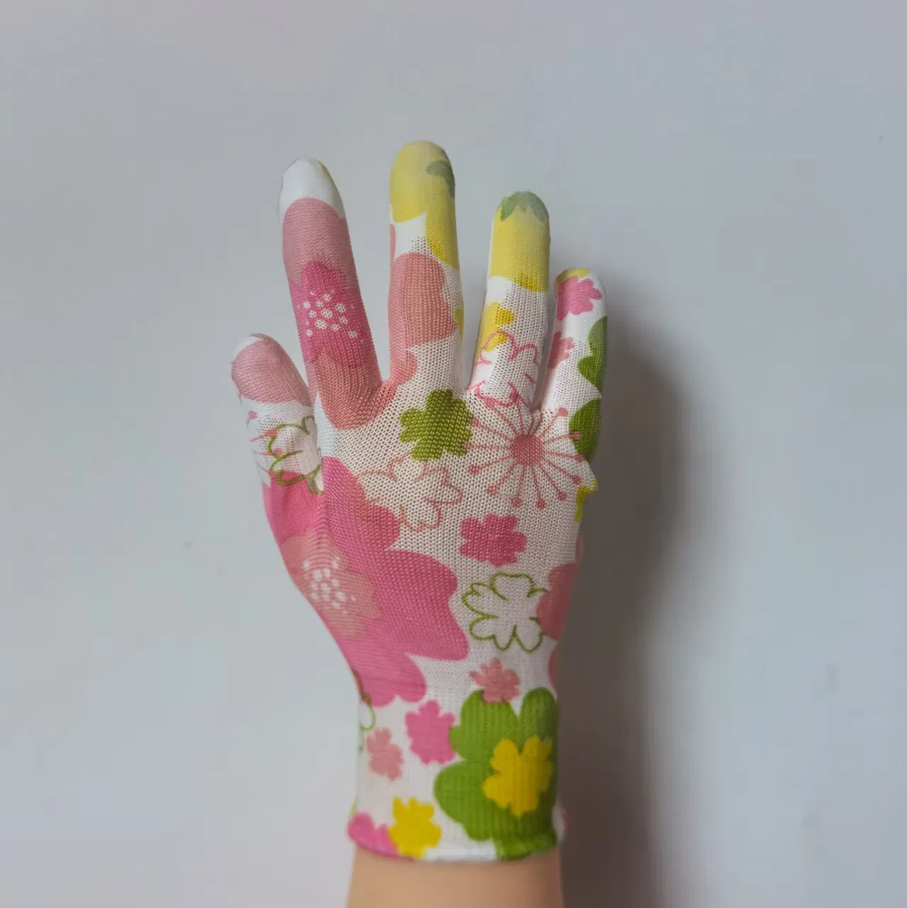 Colourful PU Women Safety Working Gloves