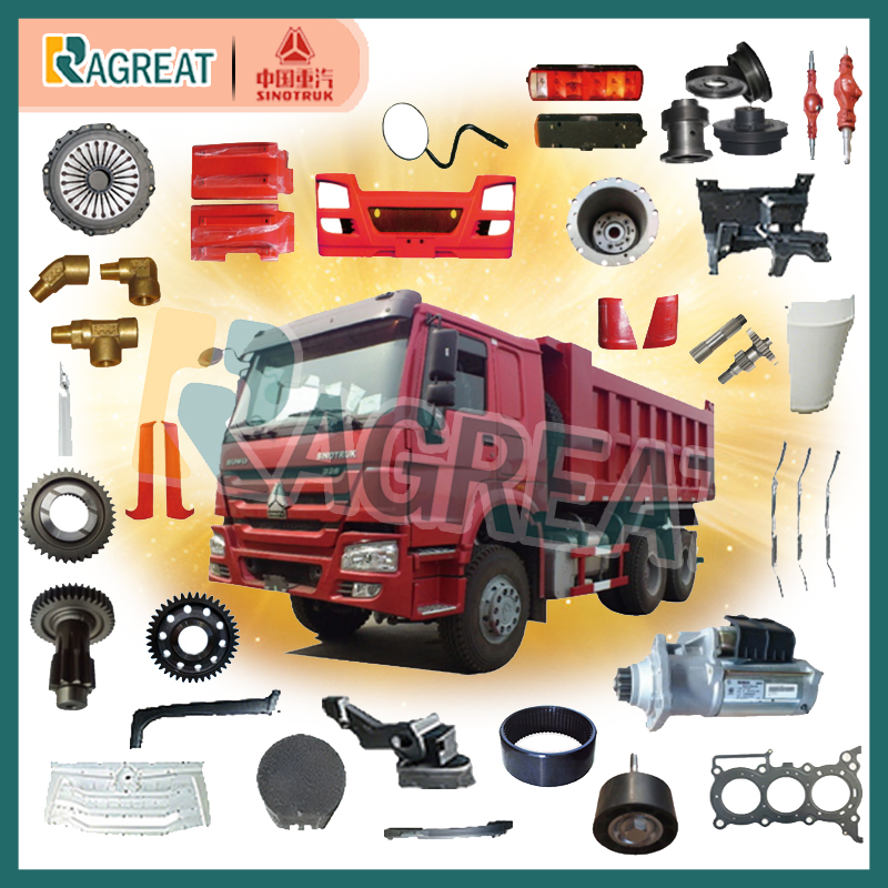 Weichai Engine Transmission Gearbox Axle Chassis Cab Cabin Truck Parts for Semi-Trailer HOWO Sitrak Sinotruk Shacman FAW Foton Nx Tx Max T5g C7h X3000 F3000 Jh6