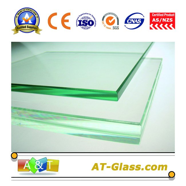 4mm-19mm Tempered Glass/Toughened Glass for Window, Shower Door Glass Fence etc Safety Glass Customizable for Conservatories &amp; Balustrades CE Certified
