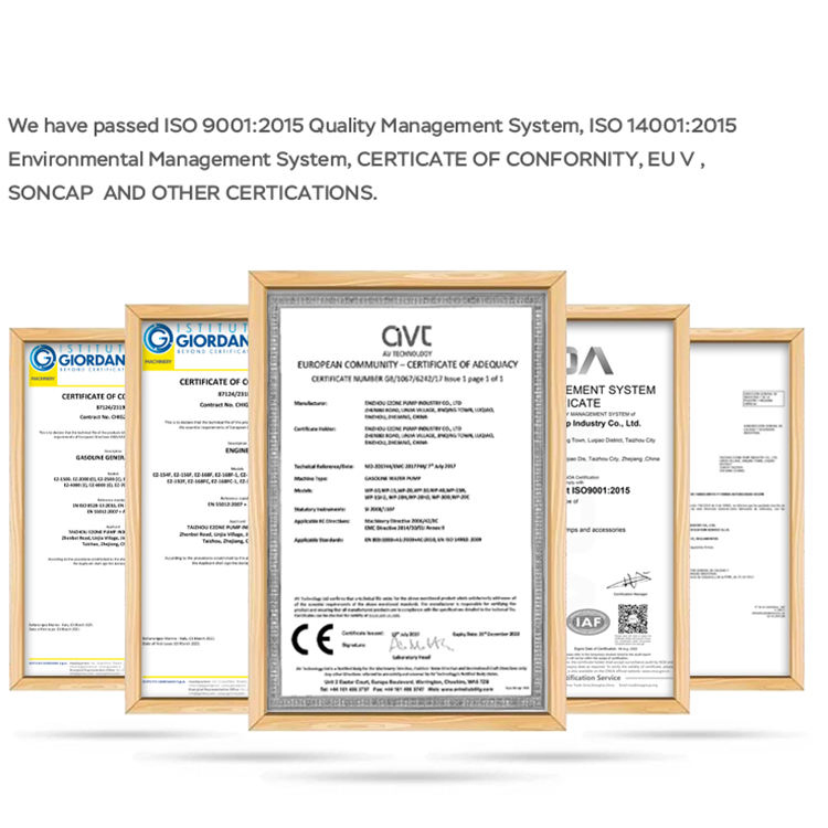 Ezone Su 40 4HP 1.5 Inch 1.5inch Water Pump Body