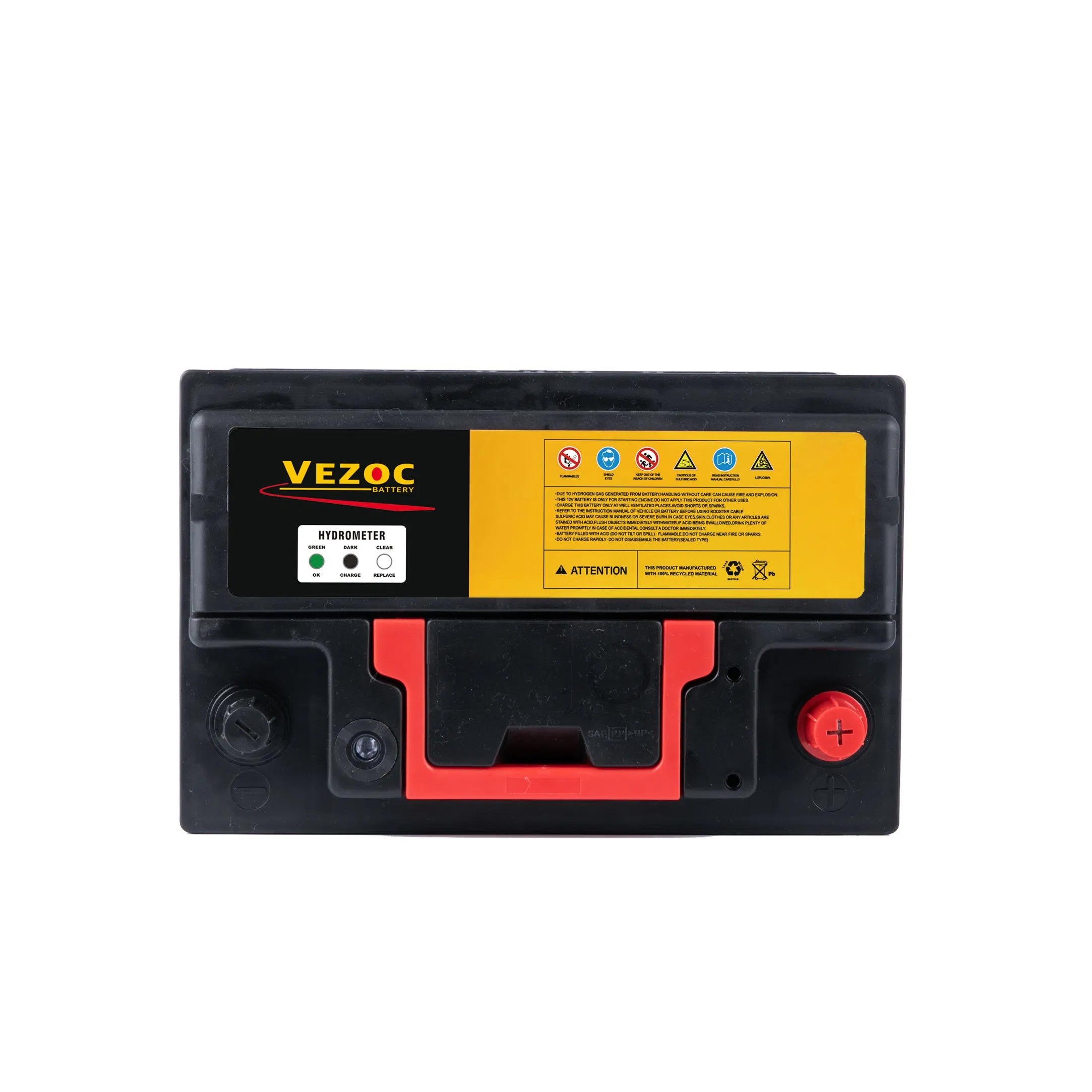 DIN75 12vbattery Maintenance Free Car Battery 57512 75ah Storage Battery