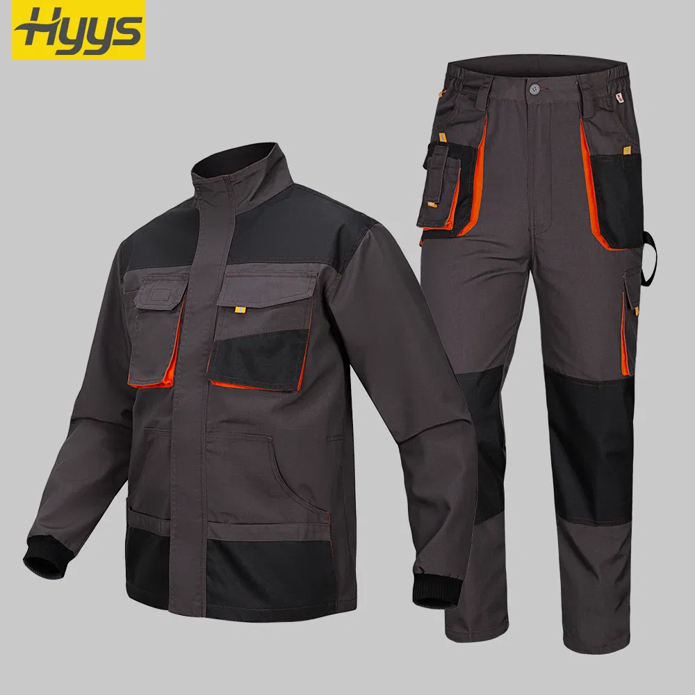 Construction Oxford Fabric Multi Pockets Work Clothes Jacket Pants Safety Workwear