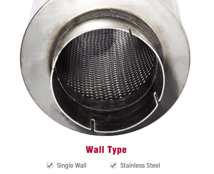 High Quality Mx Exhaust 4" Inlet Muffler 4" X 9" Body 51" Whole Length Straight Aluminized Truck Parts Starter Systems