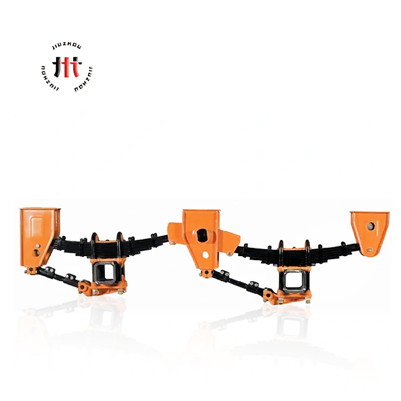Customized 12-25 Ton Trailer Mechanical Suspension with 8/9 Leaf Spring Adjustable Shock Absorbing System for South American Semi Trailers