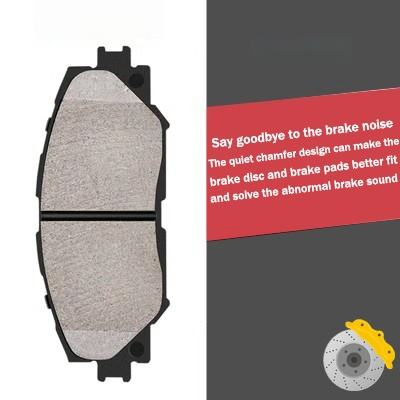 Manufacturer Supplied Wholesale Auto Parts D683 Ceramic Brake Pads Premium Brake System