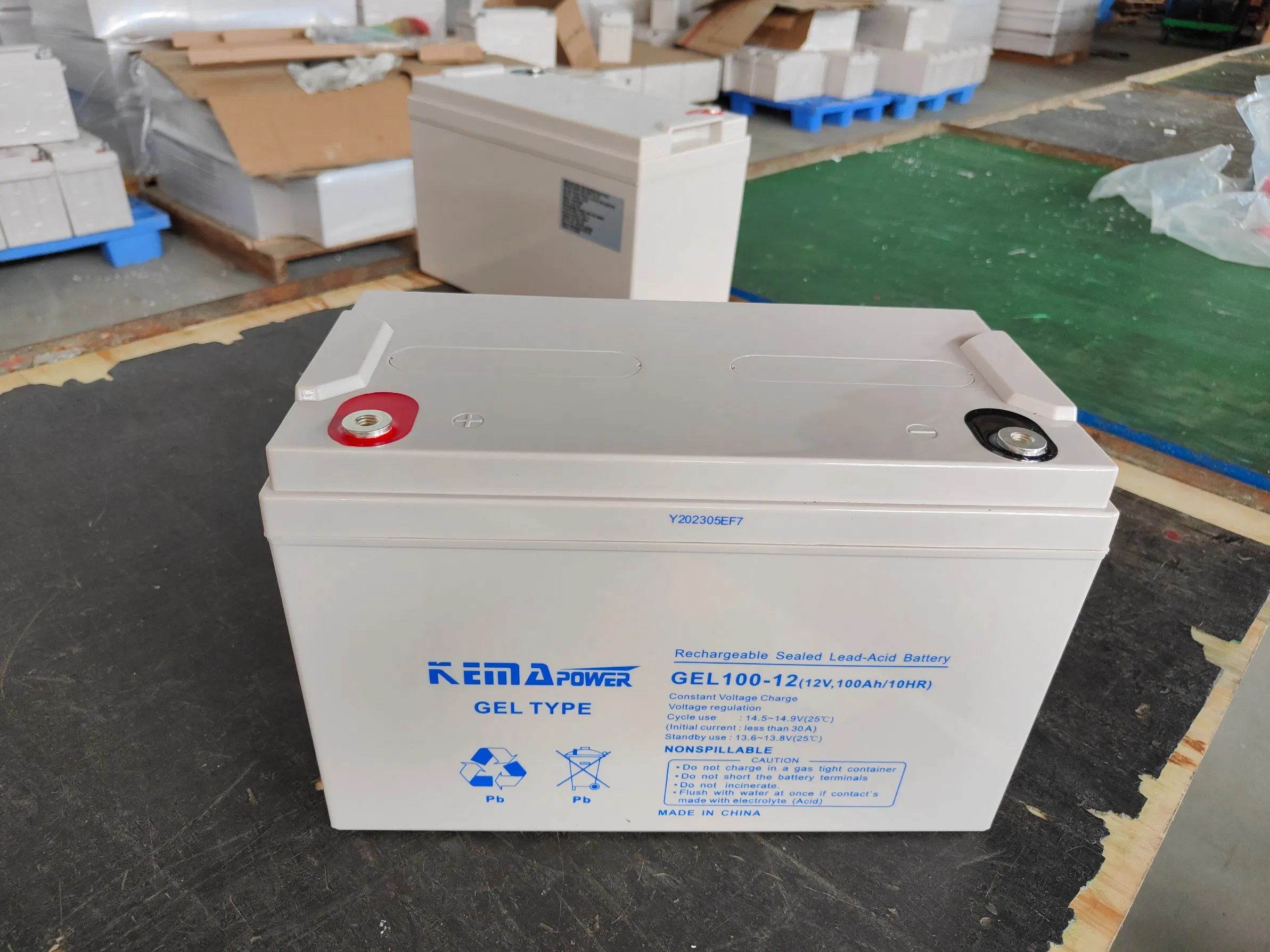 24ah to 200ah 250ah 100ah 150ah Deep Cycle Rechargeable Maintenance Free 12VDC Energy Storage AGM Solar Gel Battery